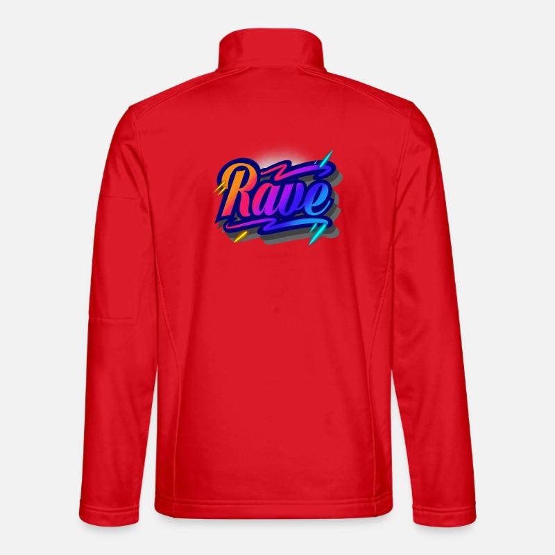 Rave - Unisex Softshell Jacket - red