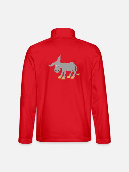 donkey - Unisex Softshell Jacket - red