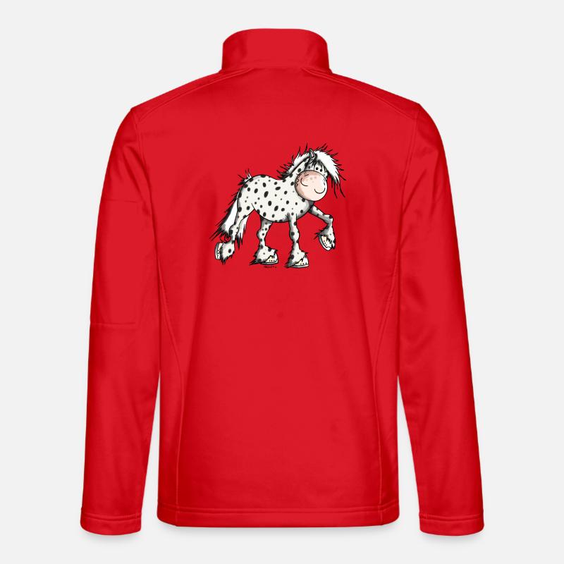 Happy Knabstrupper - Unisex Softshell Jacket - red