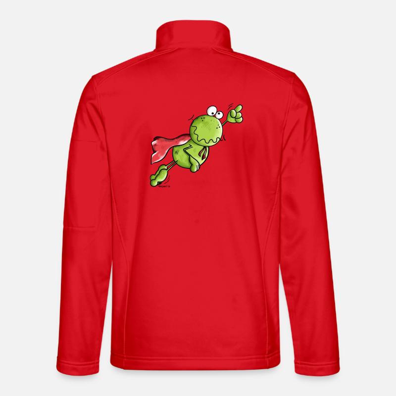 Superhero Frog Unisex Softshell Jacket