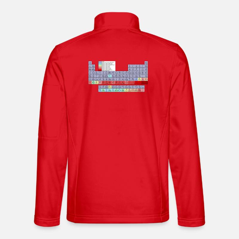 Periodensystem - Unisex Softshelljacke - Rot