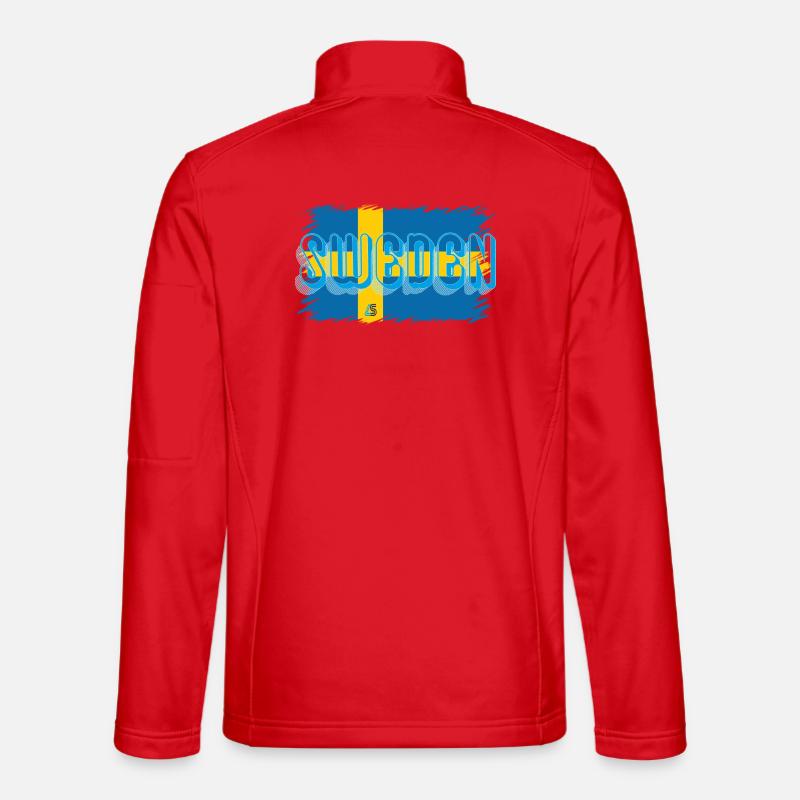 Schweden - Unisex Softshelljacke - Rot