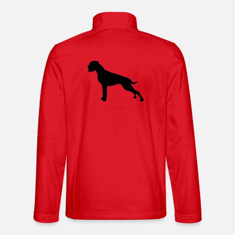 Boxer stand silhouette Unisex Softshell Jacket