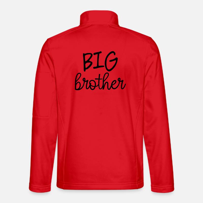 Großer Bruder - Unisex Softshelljacke - Rot