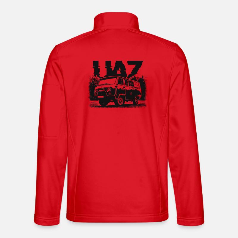 Buchanka UAZ - Unisex Softshell Jacket - red