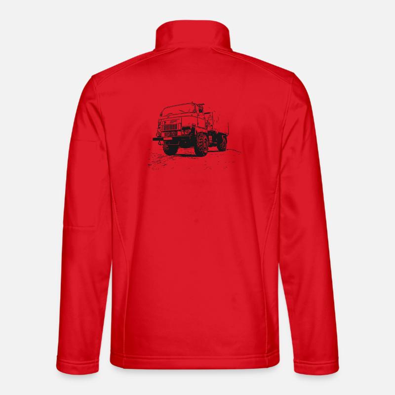 L60 LKW - Unisex Softshelljacke - Rot