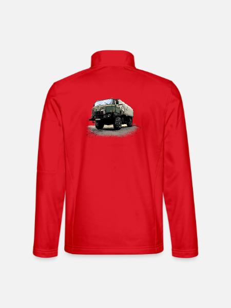 IFA | L60 | DDR | LKW - Unisex Softshelljacke - Rot