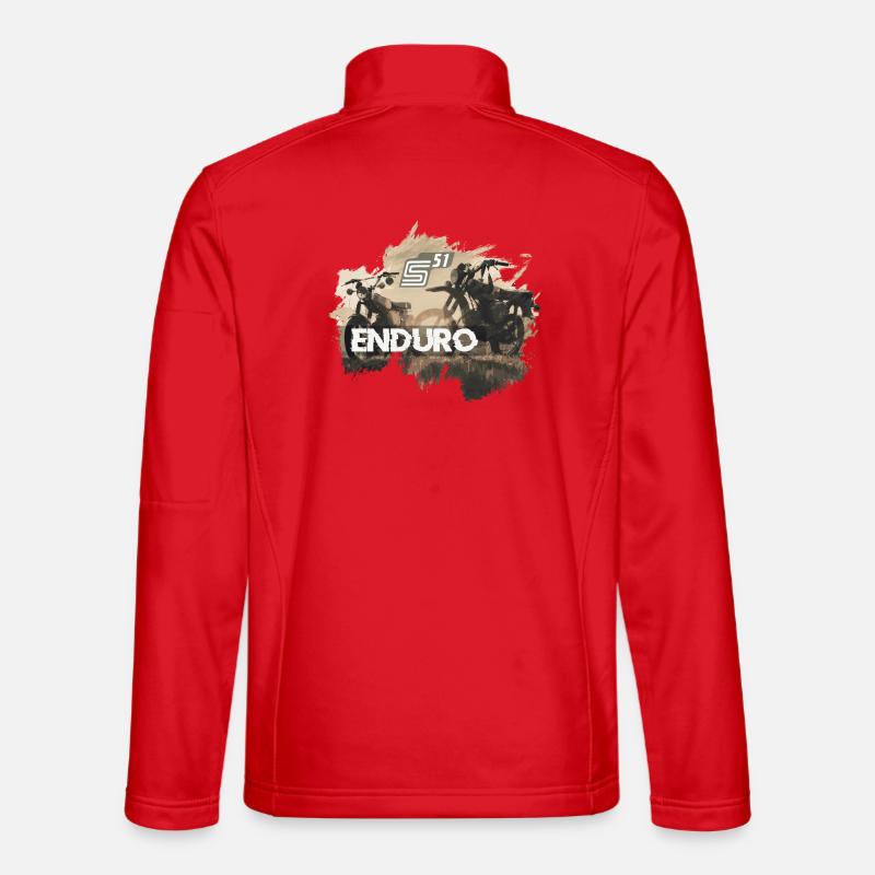 2 Enduro S51 at sunset Unisex Softshell Jacket