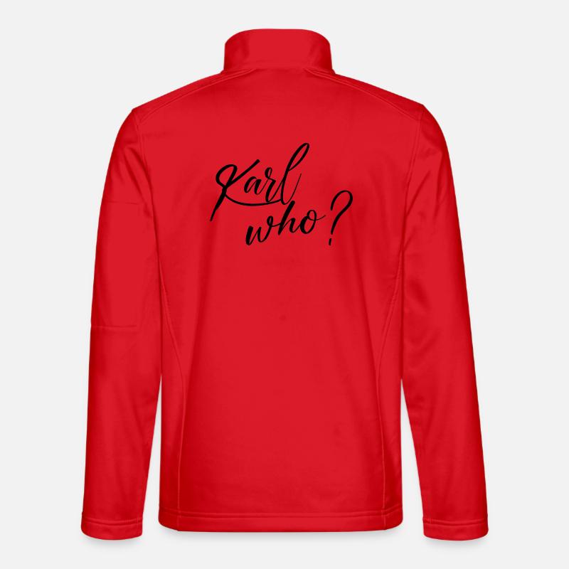 Karl wer? - Unisex Softshelljacke - Rot