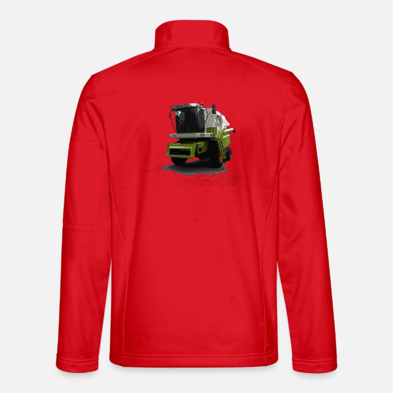 Moissonneuse-batteuse Mega 360 - Veste en tissu softshell Unisexe - rouge