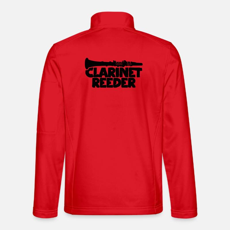 Embouchure de clarinette Veste en tissu softshell Unisexe