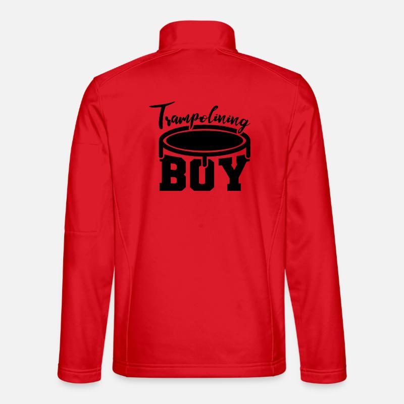 Funny trampoline jumper Unisex Softshell Jacket