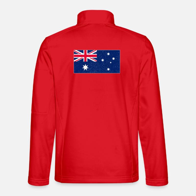 Australia - Unisex Softshell Jacket - red