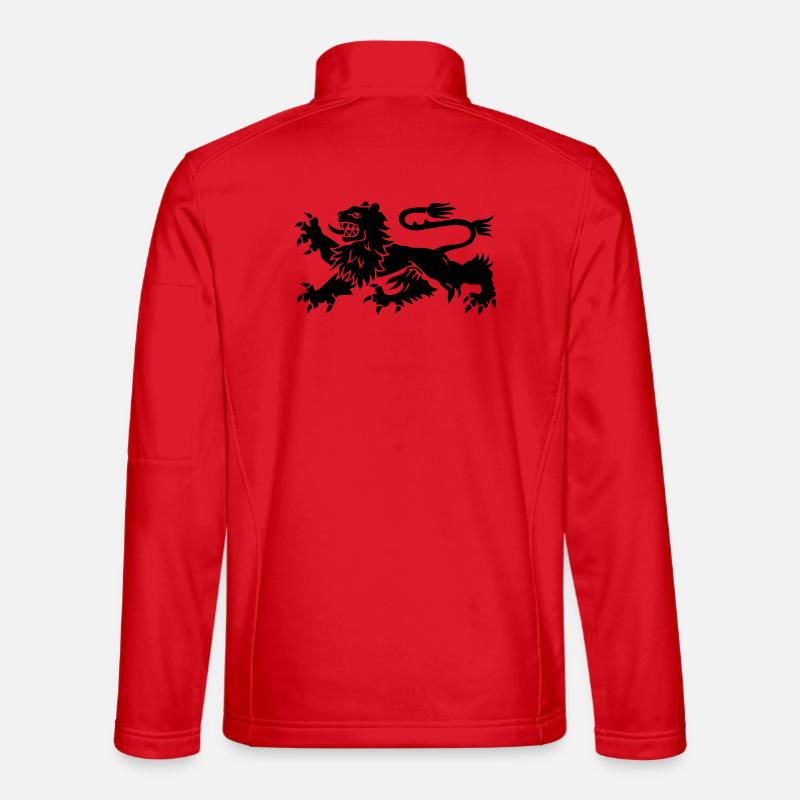 Lion - Unisex Softshell Jacket - red