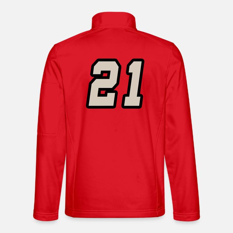 Nummer einundzwanzig 21 - Unisex Softshelljacke - Rot