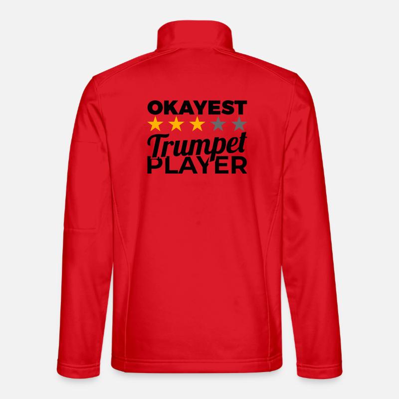 Average trumpet player - Unisex Softshell Jacket - red