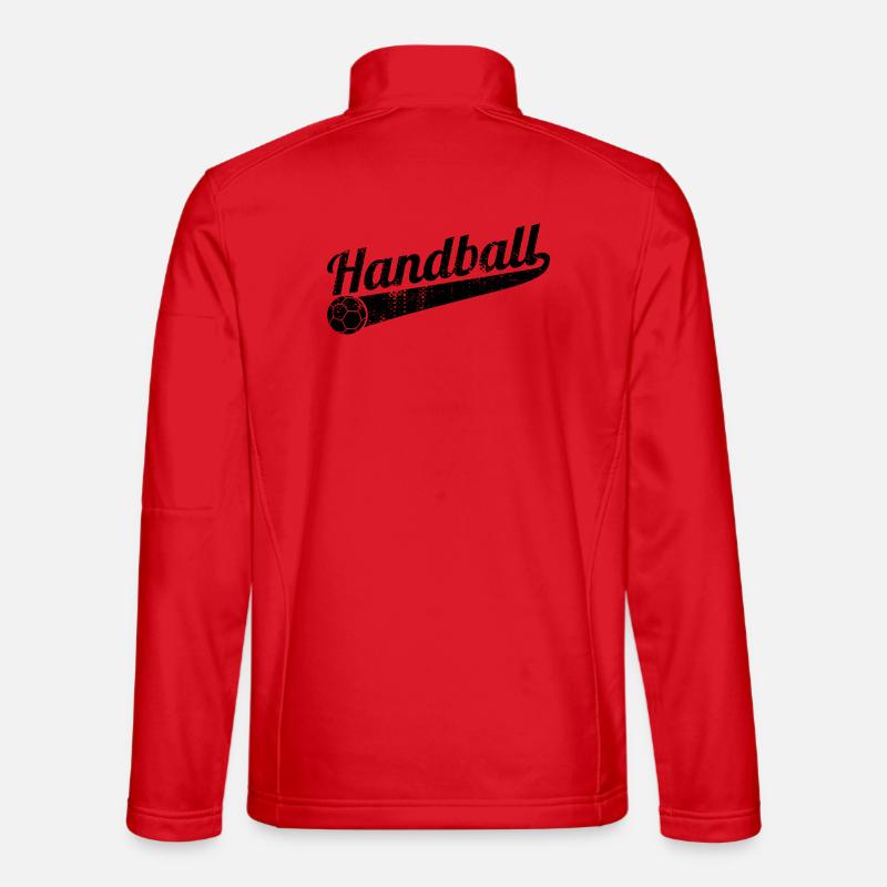 Handball - Unisex Softshelljacke - Rot