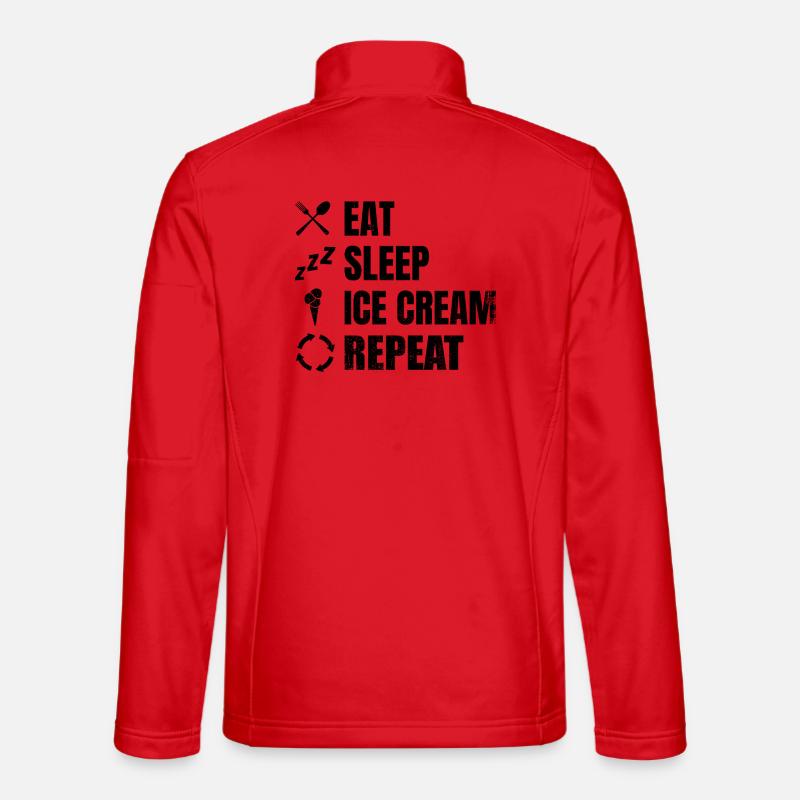 Ice Cream Lovers - Unisex Softshell Jacket - red