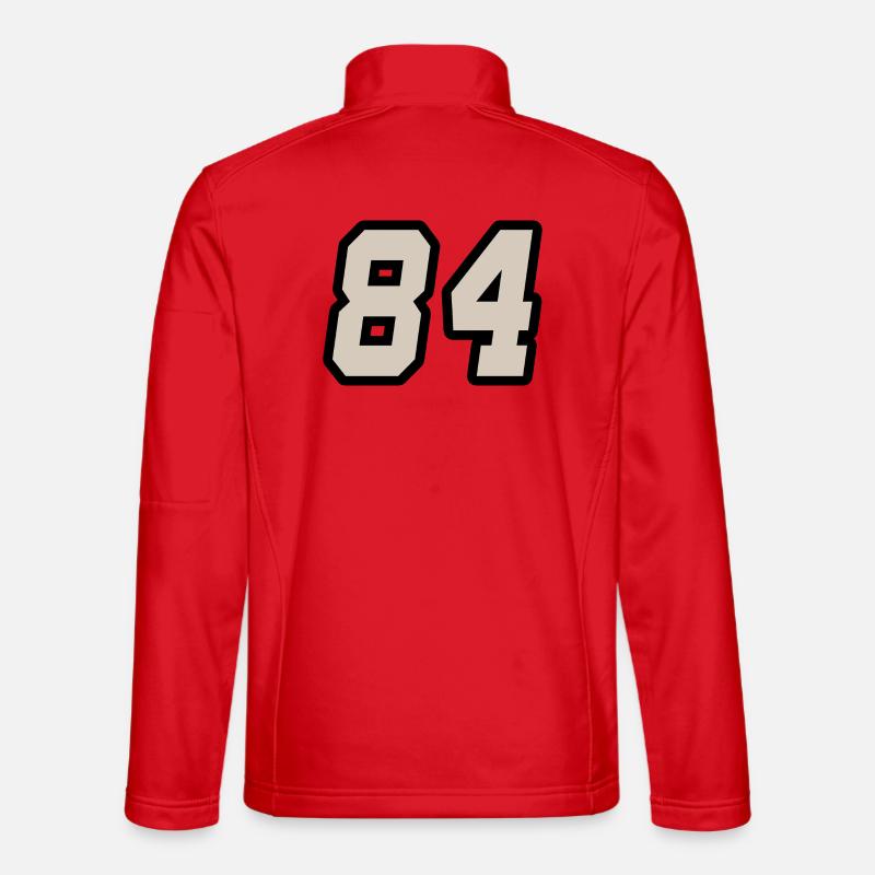 Nummer vierundachtzig 84 - Unisex Softshelljacke - Rot