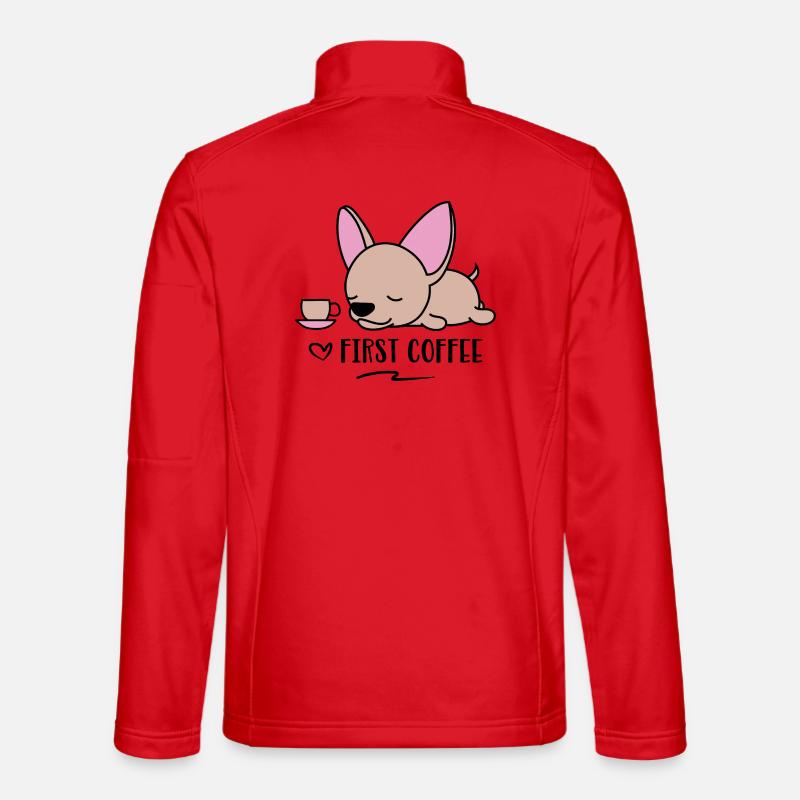 Chihuahua - Unisex Softshell Jacket - red