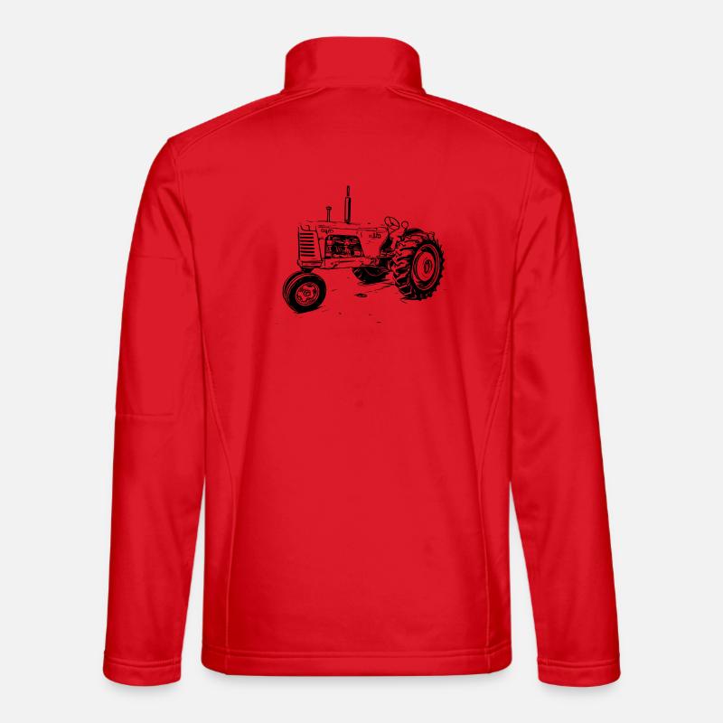 Oliver 88 Traktor - Unisex Softshelljacke - Rot