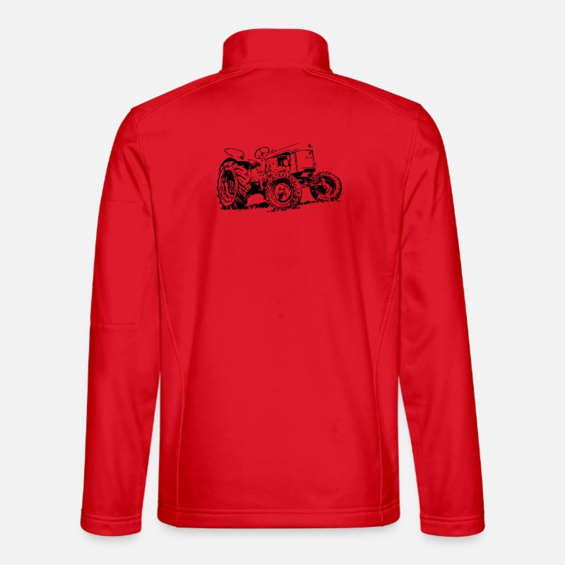 Tractor D25 - Unisex Softshell Jacket - red