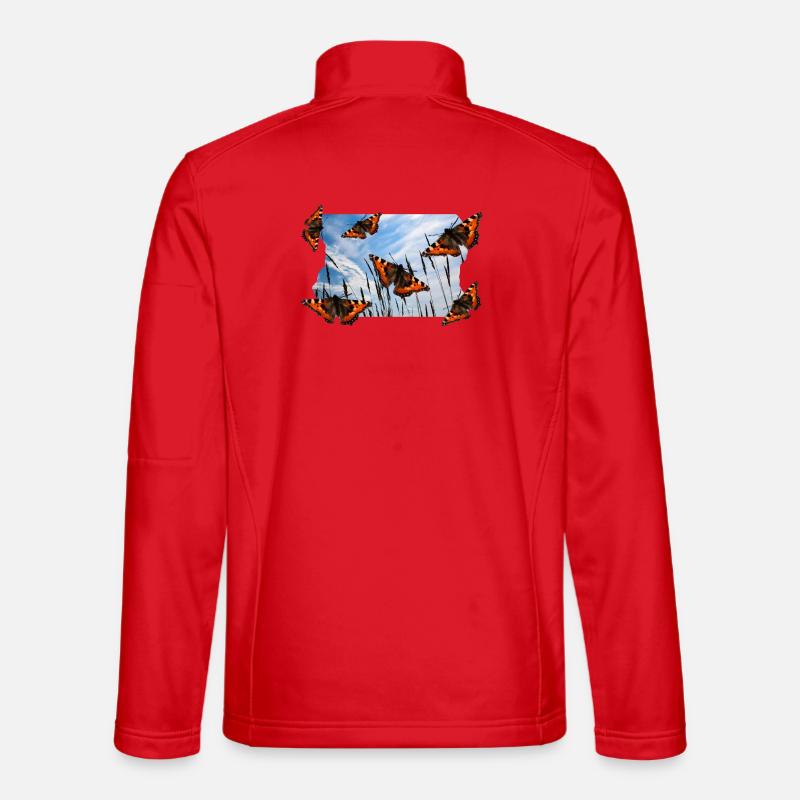 SCHMETTERLING - Unisex Softshelljacke - Rot