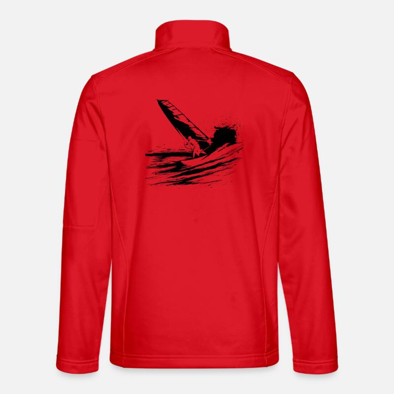 Windsurfing - Unisex Softshell Jacket - red