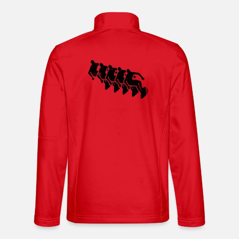 Surfing Drawing Unisex Softshell Jacket