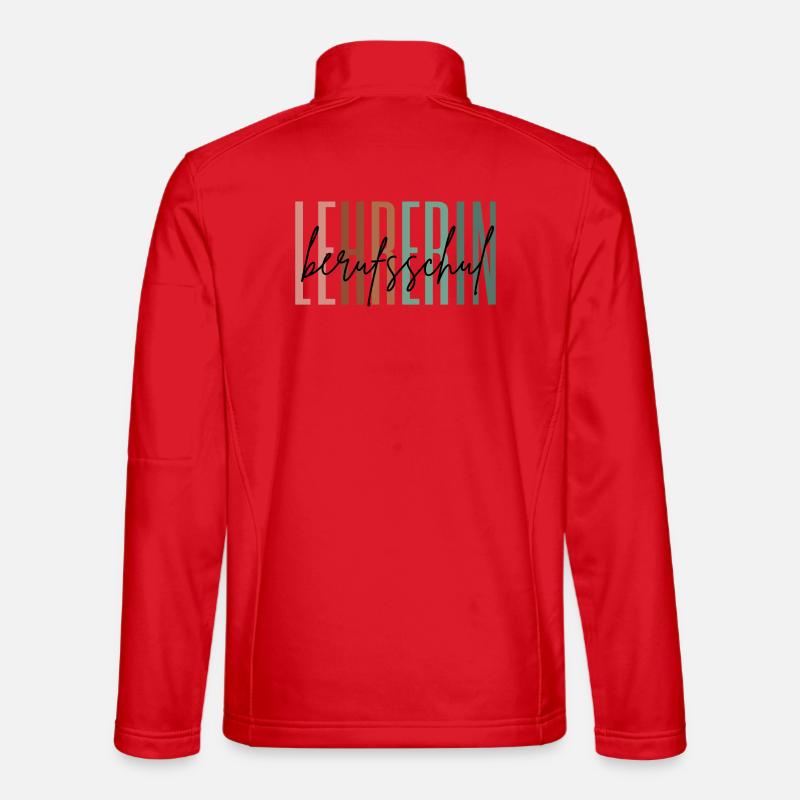 Lehrerin Berufsschule Berufsschullehrerin Geschenk - Unisex Softshelljacke - Rot