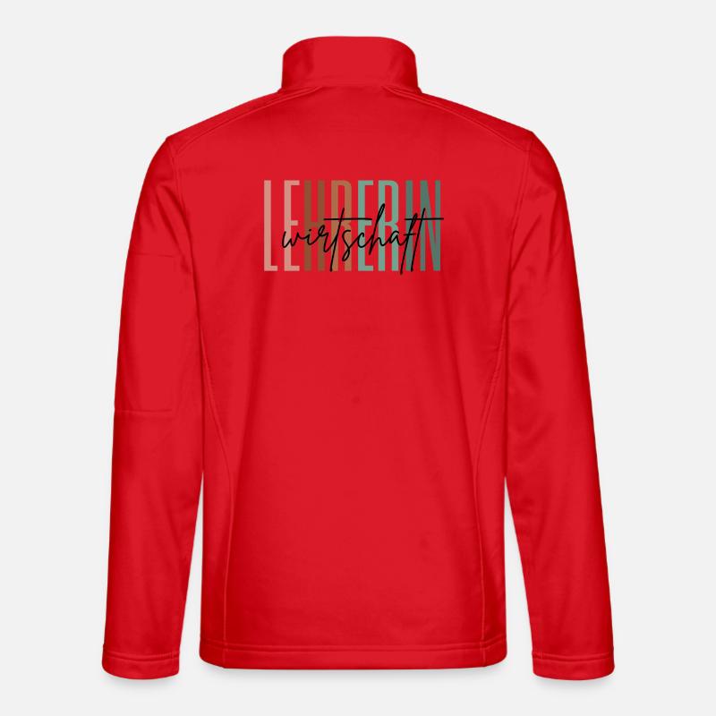 Lehrerin Wirtschaft Wirtschaftslehrerin Geschenk - Unisex Softshelljacke - Rot