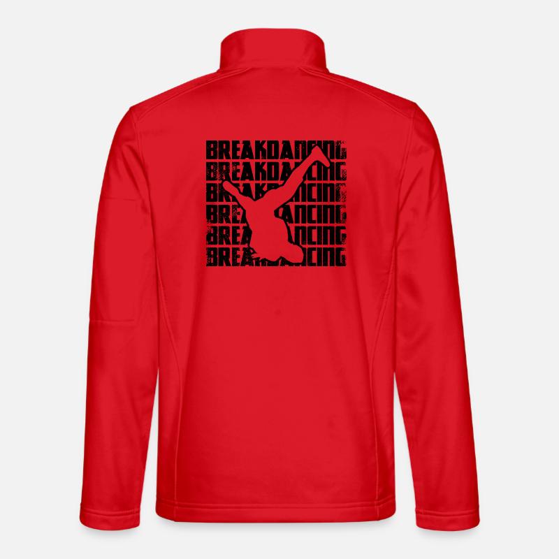 Breakdancing - Unisex Softshell Jacket - red