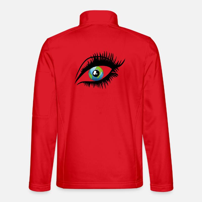 Ein weiterer Blick auf die Welt Unisex Softshelljacke