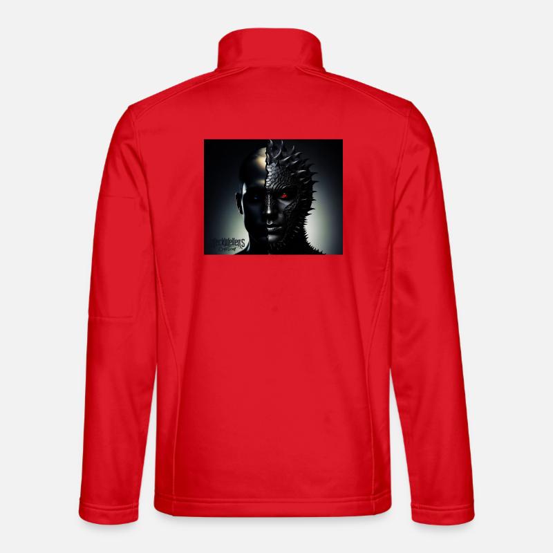Twins Darkness to - Unisex Softshelljacke - Rot