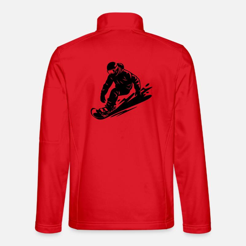 Snowboarders - Unisex Softshell Jacket - red