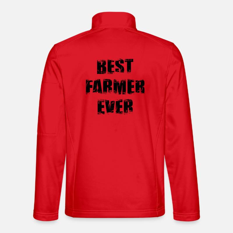 Best Farmer - Unisex Softshell Jacket - red
