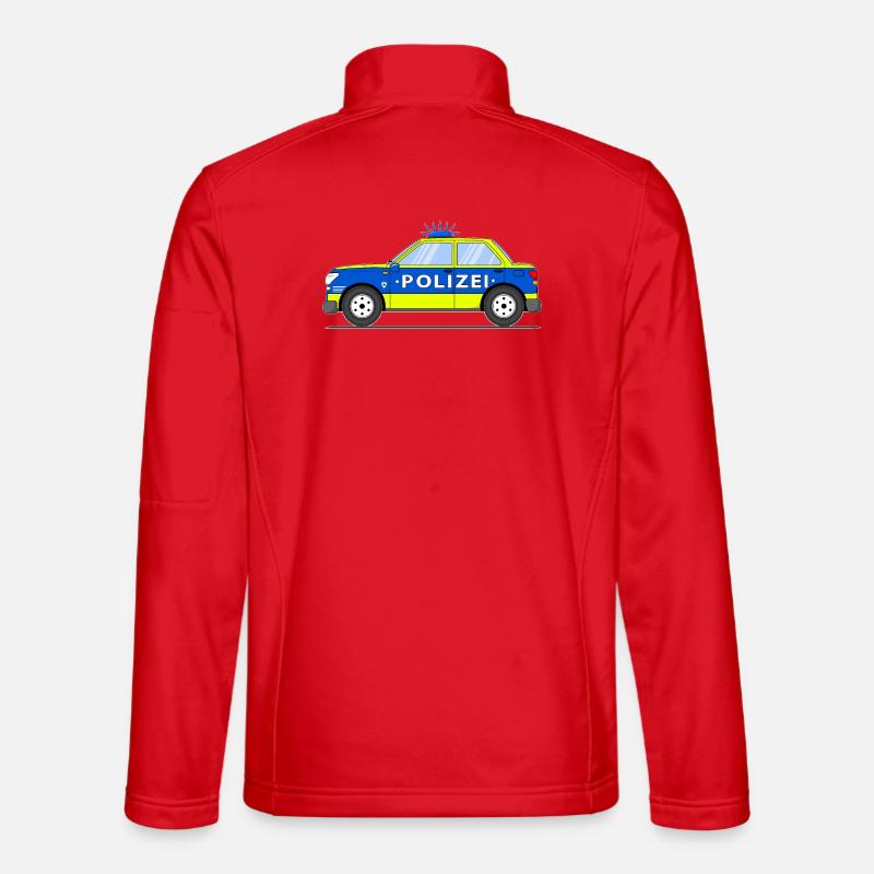 Auto della in blu e giallo Giacca softshell unisex