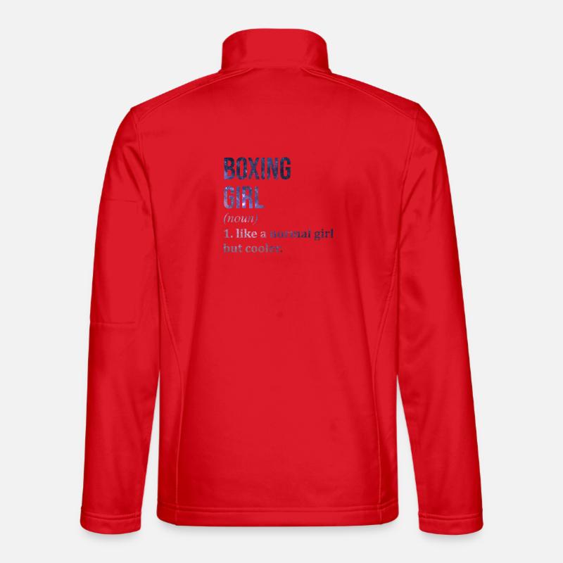 Boxen - Unisex Softshelljacke - Rot