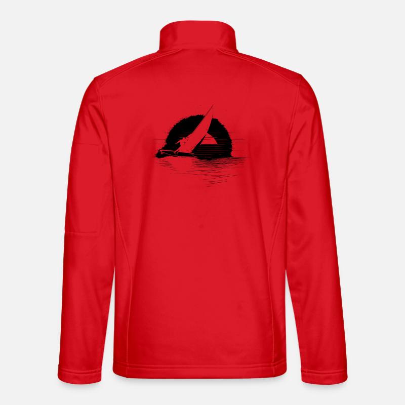 Windsurfing - Unisex Softshell Jacket - red