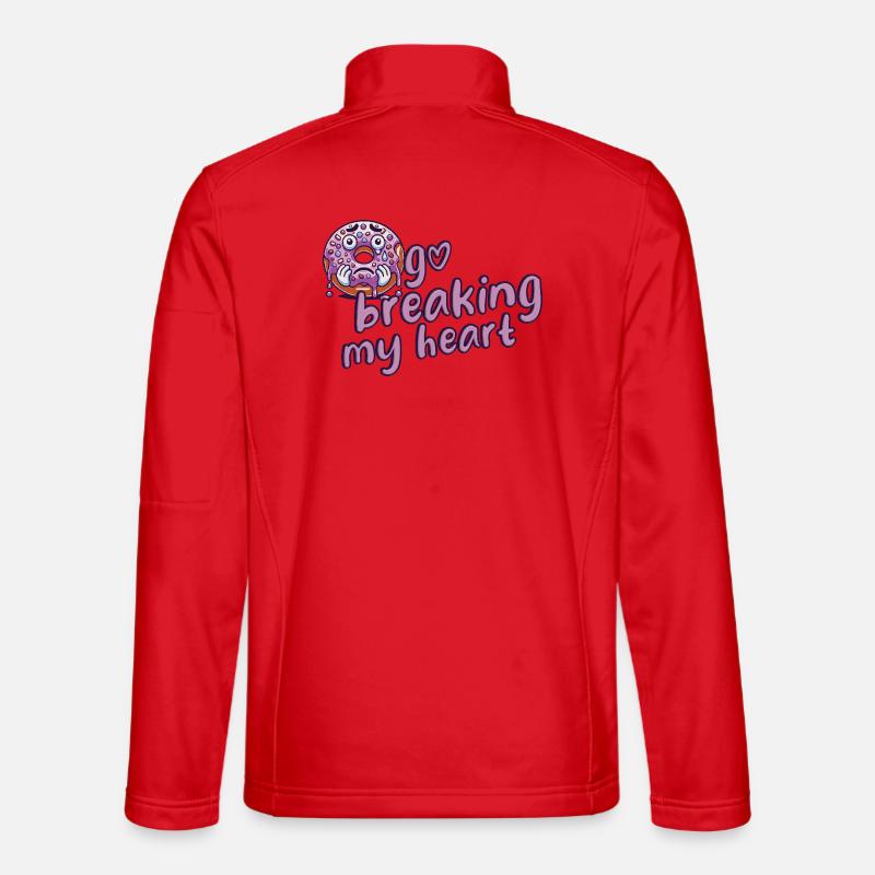 Donut - Unisex Softshelljacke - Rot
