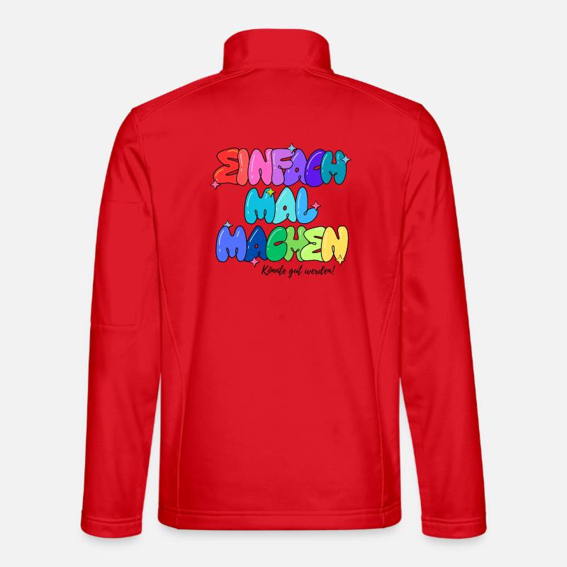 Könnte gut werden - Unisex Softshelljacke - Rot