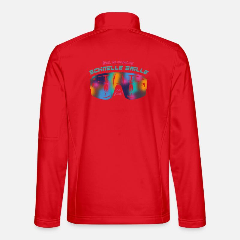 Schnelle Brille Modus - Unisex Softshelljacke - Rot