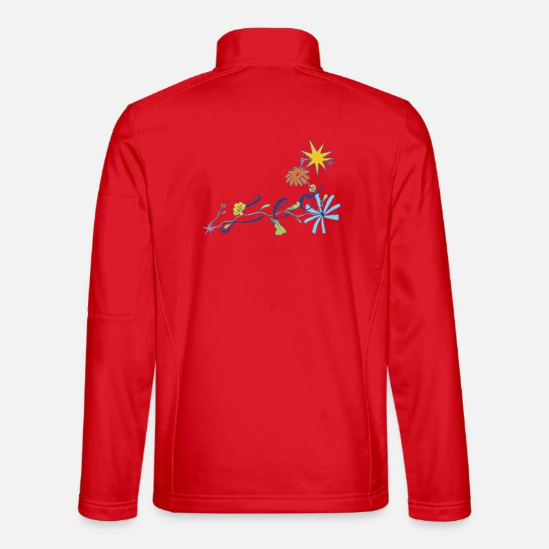 Leo – Creative Zodiac Illustration Unisex Softshell Jacket