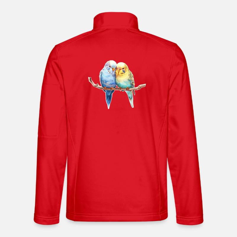 Budgie pair Unisex Softshell Jacket