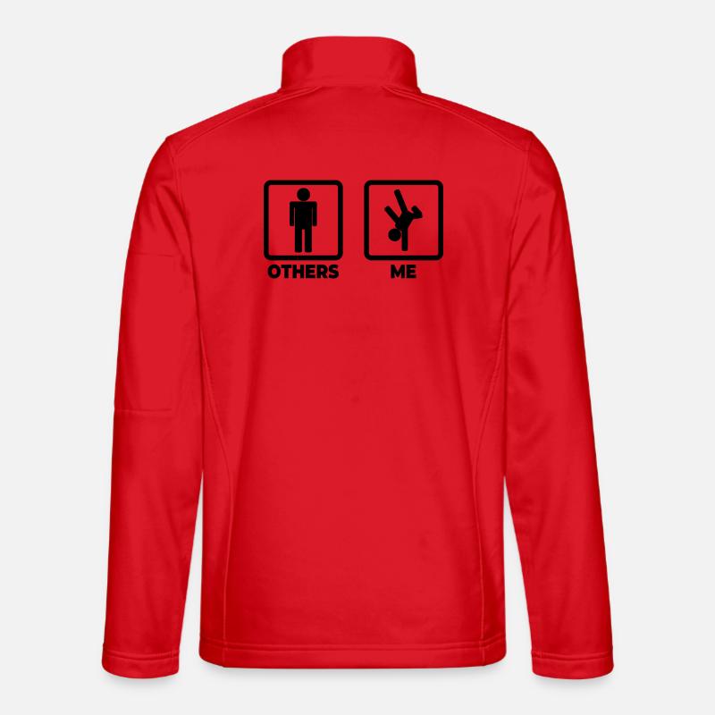 Me as a breakdancer - Unisex Softshell Jacket - red