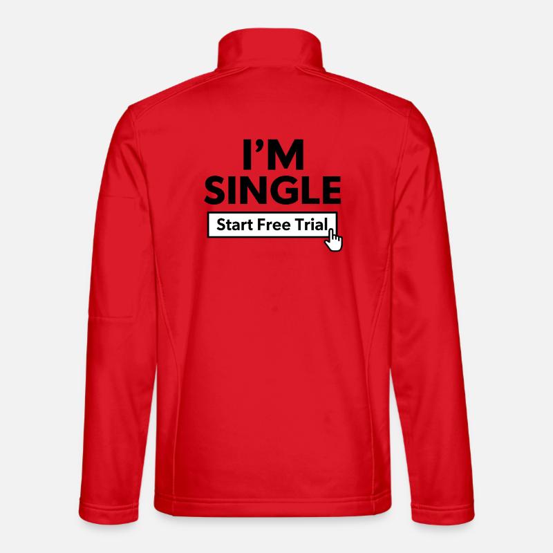 Start Free Trial Button Design - Unisex Softshelljacke - Rot
