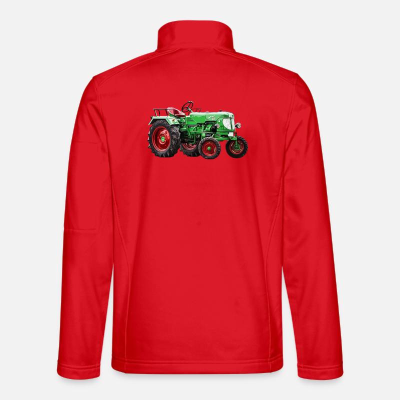 Tractor ADN - Unisex Softshell Jacket - red