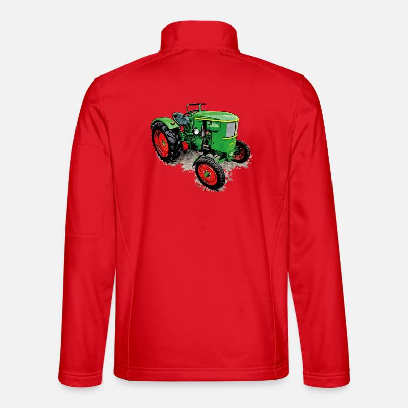 Legendärer Traktor Klassiker Unisex Softshelljacke