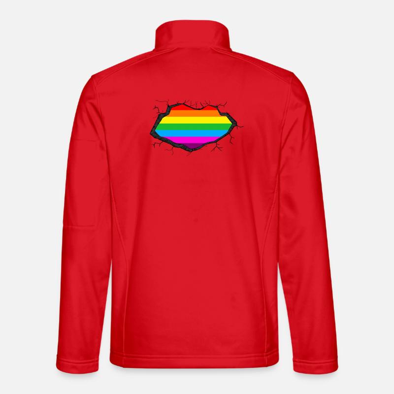 Regenbogen in Mir Unisex Softshelljacke
