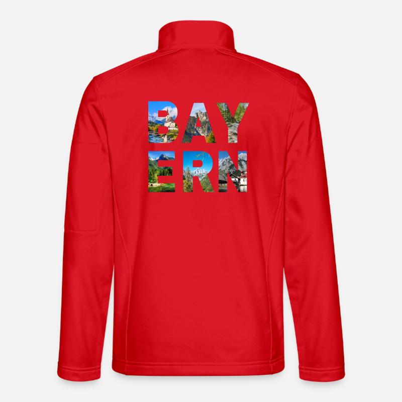 Bavaria - Unisex Softshell Jacket - red
